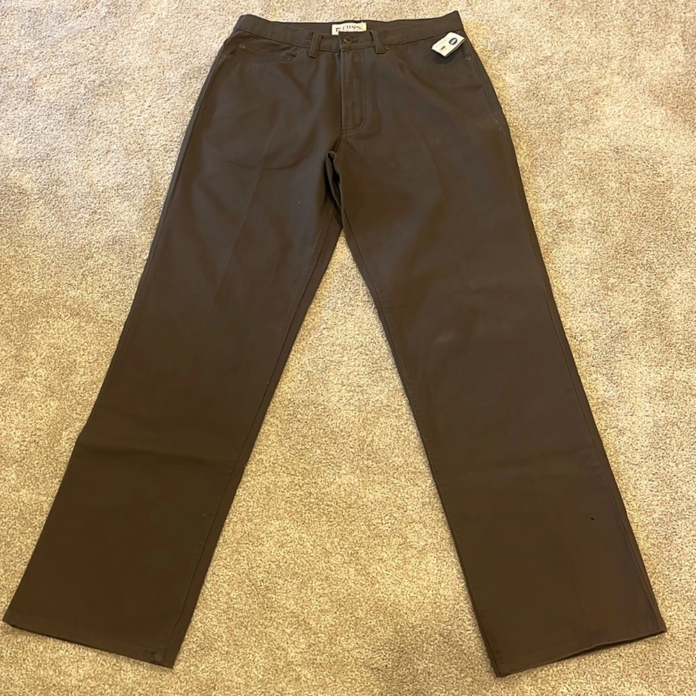 CHAPS. 31/32 light weight  Women JEANS Dark Green
